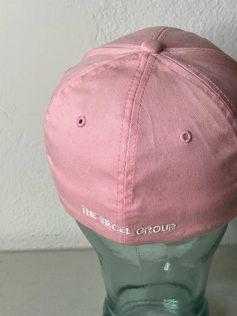 Pink women’s Baseball Cap with Embroidered Logo